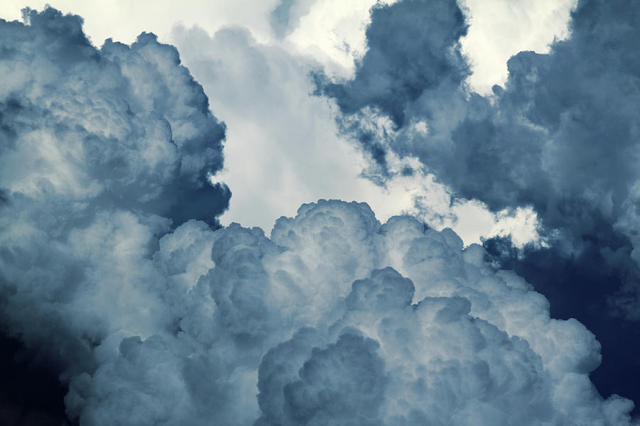 Picture Of Blue And White Clouds Photograph by Wsfurlan