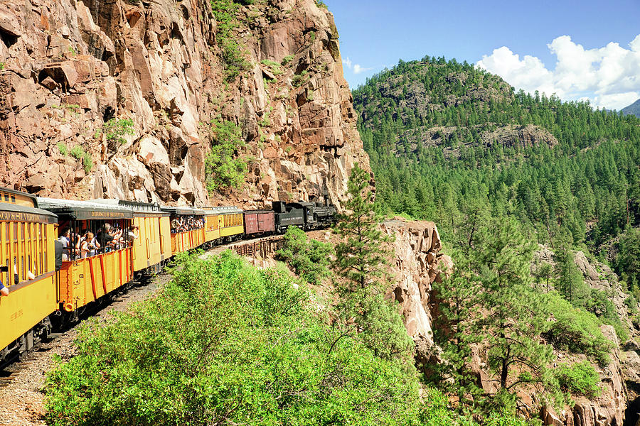 America Photograph - Picture Perfect Ride on the Durango Silverton Railroad by Gregory Ballos