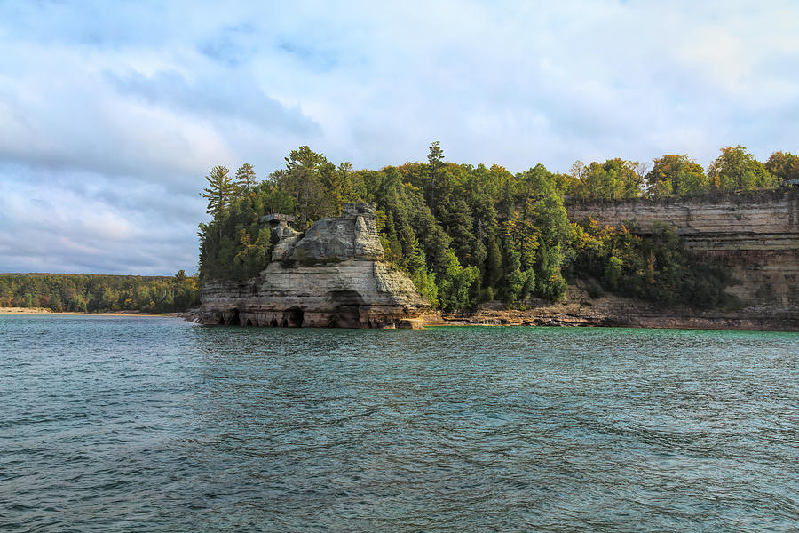 Pictured Rocks National Lakeshore Photograph by John M Bailey