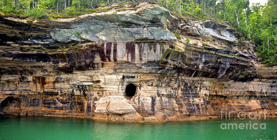 Pictured Rocks National Lakeshore View A Photograph