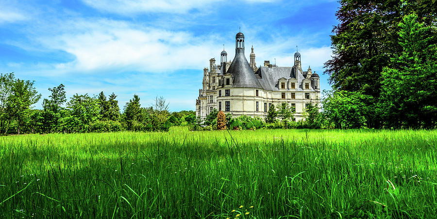 Picturesque Chateau Chambord Photograph by Marcy Wielfaert