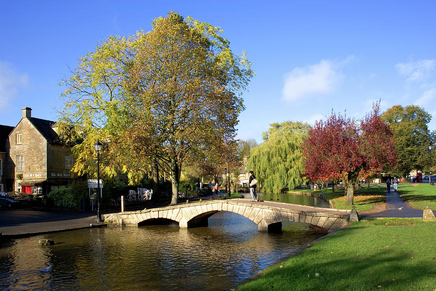 Picturesque Cotswolds - Bourton on the Water Photograph by Seeables Visual Arts