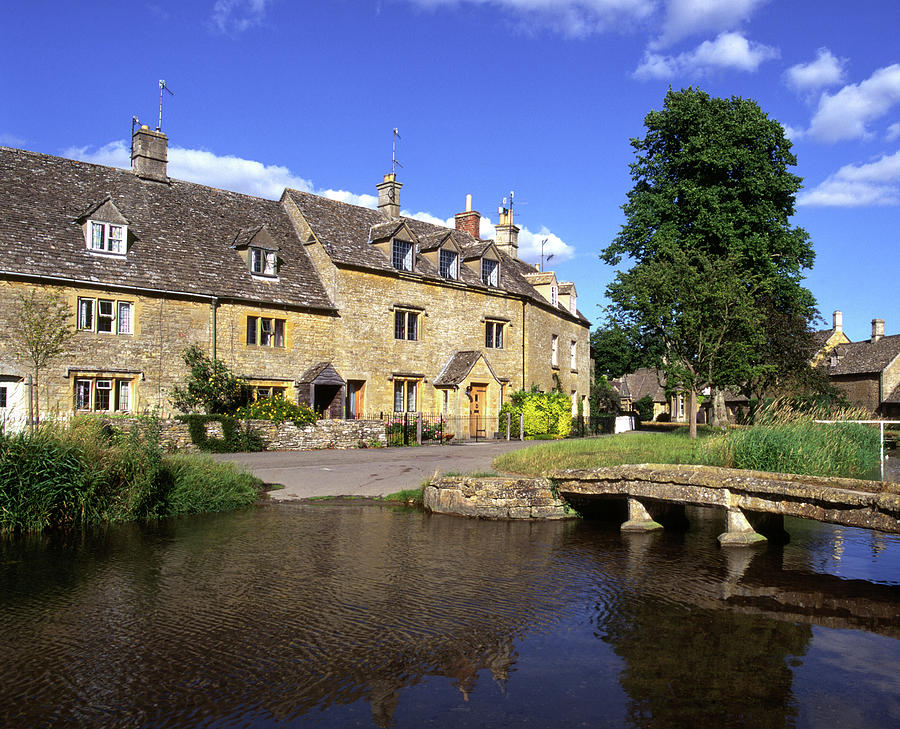 Picturesque Cotswolds - Lower Slaughter Photograph by Seeables Visual Arts