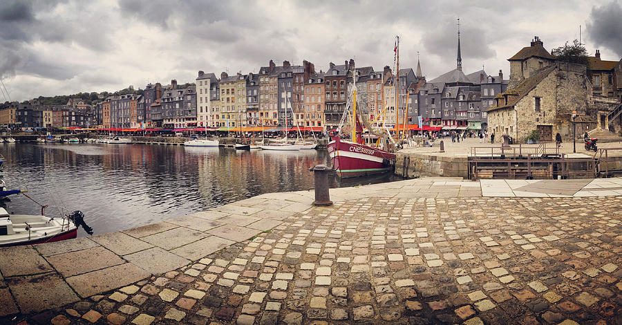 Picturesque France - Honfleur Photograph by Seeables Visual Arts