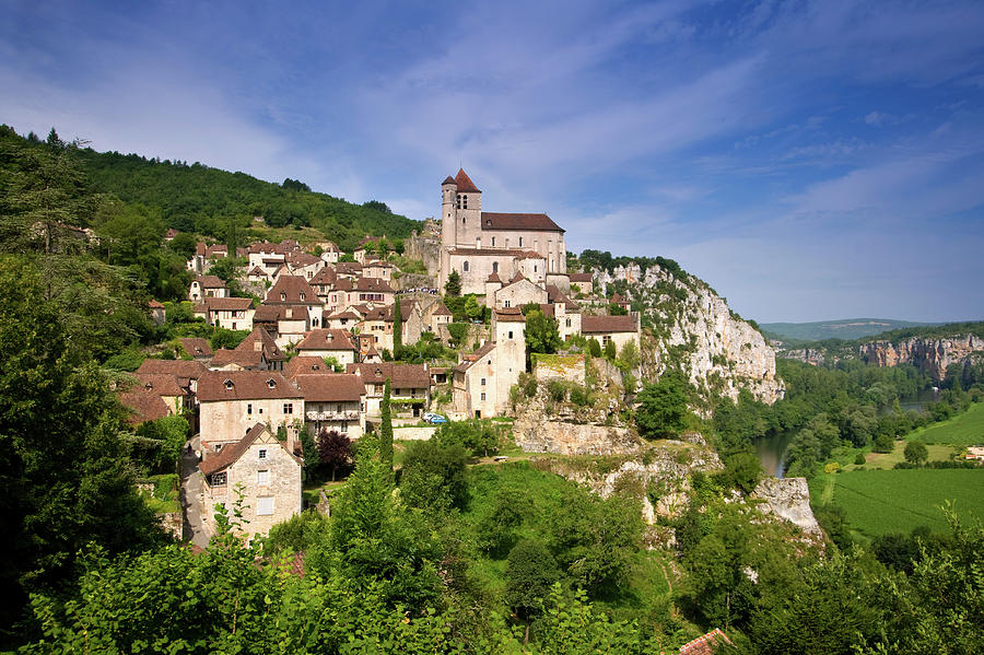 Picturesque France - St Cirq Lapopie Photograph by Seeables Visual Arts