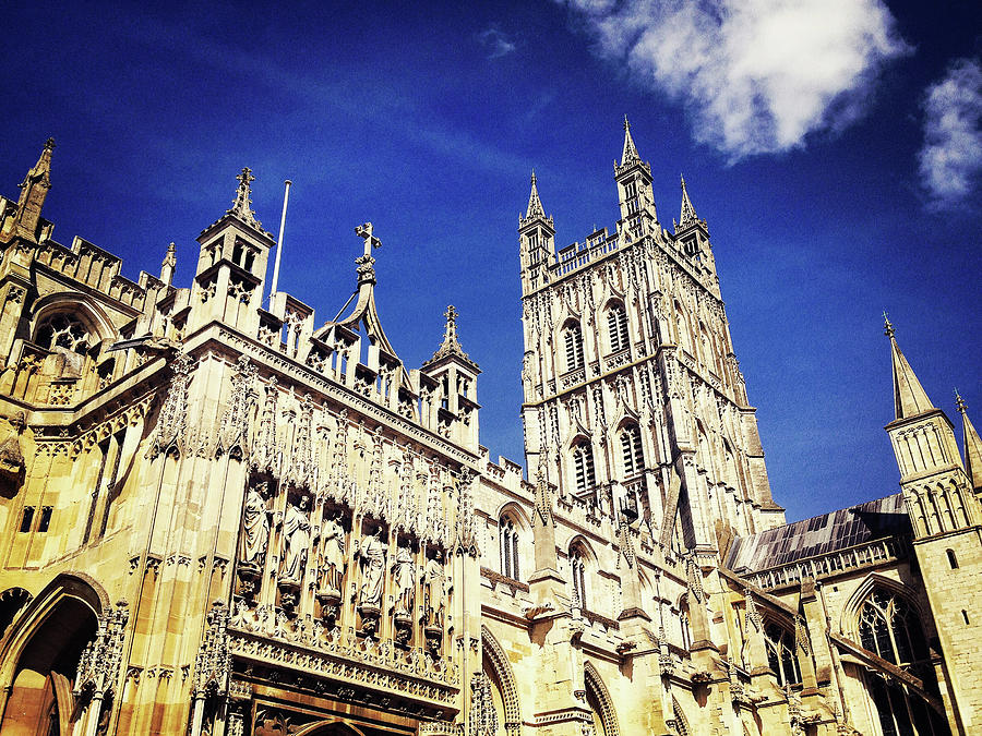 Picturesque Gloucestershire -  Gloucester cathedral Photograph by Seeables Visual Arts