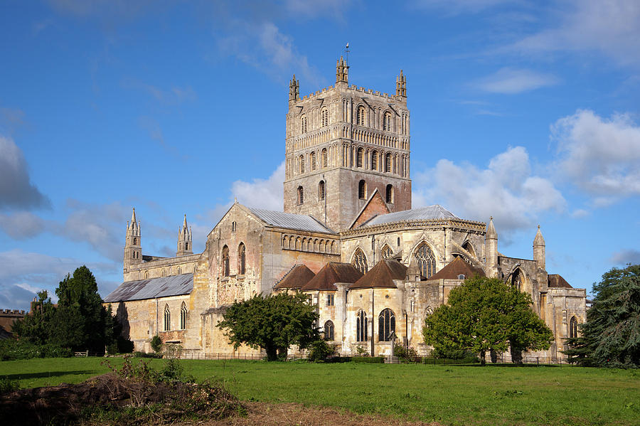 Picturesque Gloucestershire - Tewkesbury Abbey Photograph by Seeables Visual Arts