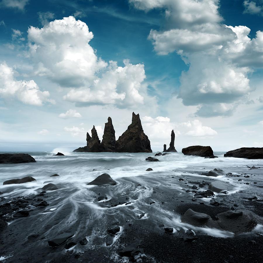 Nature Photograph - Picturesque Landscape With Basalt Rock by Ivan Kmit