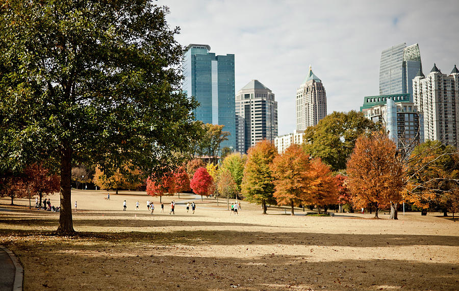 Piedmont Park In The Fall Photograph by Marilyn Nieves