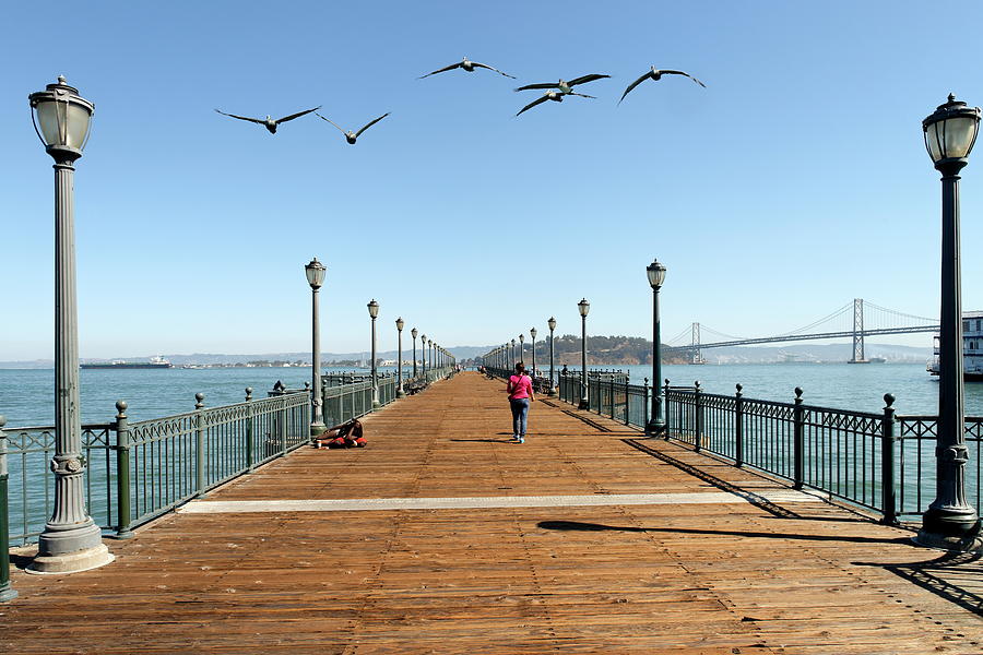 Pier 7, San Francisco, California Digital Art by Heinz-joachim Jockschat