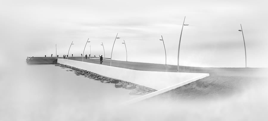 Landscape Photograph - Pier by Aleksei Nikolaev