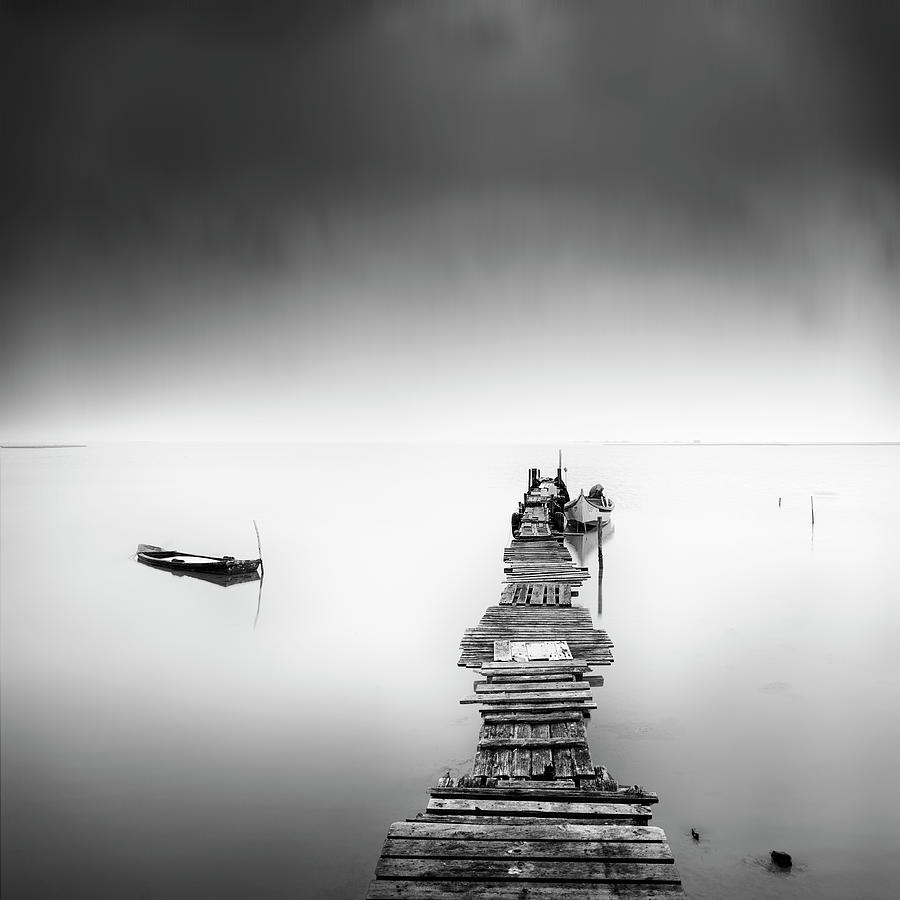 Pier And Boats 2 Photograph by George Digalakis