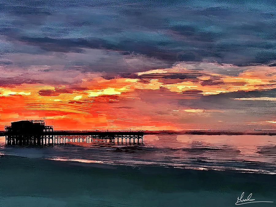 Pier at Dawn Photograph by GW Mireles