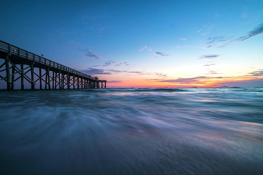 Pier At St. Andrews State Park Photograph By Jay Beckerich - Fine Art 