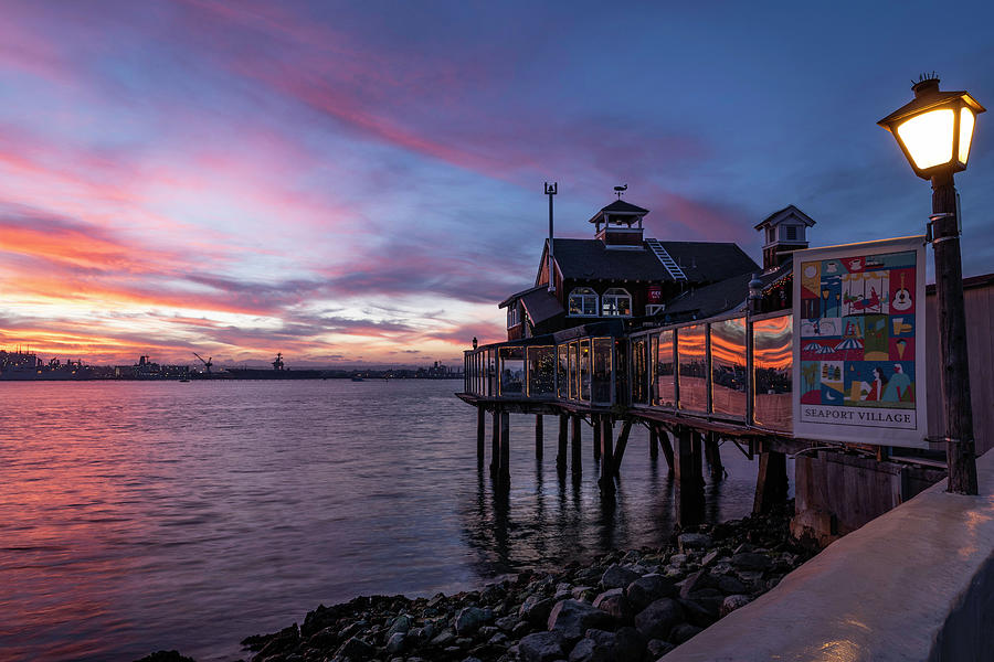 Pier Cafe Sunset 4 Photograph by Scott Cunningham
