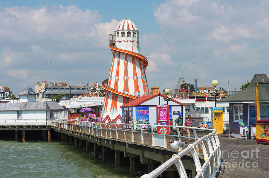 Pier Clacton on Sea Photograph by FWH Photography