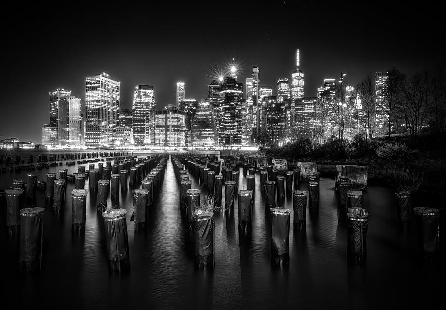Pier Columns Photograph by Ken Liang