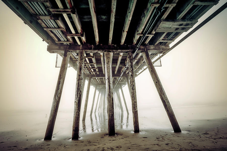 Pier Fog 2 Photograph by Bill Chizek