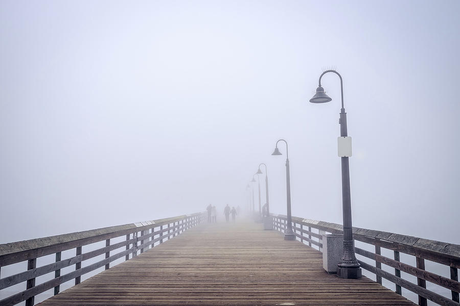Pier Fog 3 Photograph by Bill Chizek