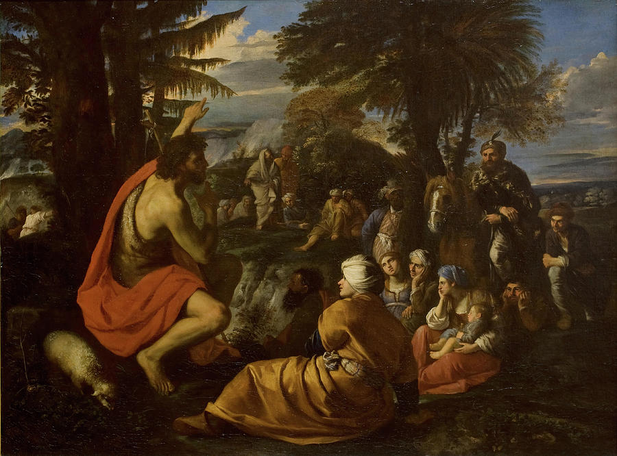 Pier Francesco Mola -Coldrerio, 1612 -Rome, 1666-. Saint John the ...