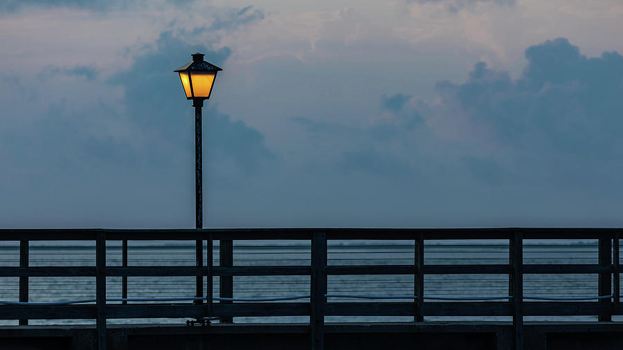 Pier Light Photograph by Nick Noble