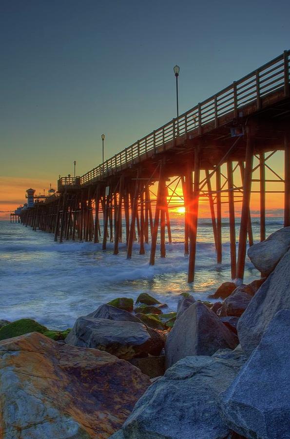 Pier Sunset. is a photograph by Frank Daniel which was uploaded on October ...