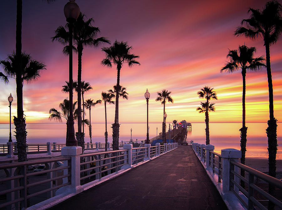 Pier Sunset Photograph by George McLaughlin | Fine Art America