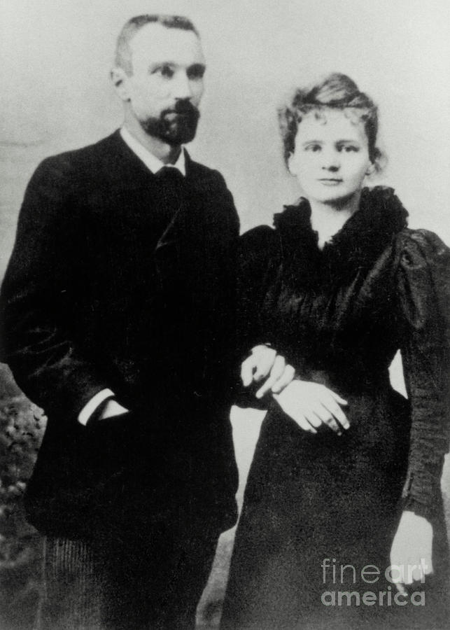 Pierre And Marie Curie In Year Of Marriage Photograph By Science Photo ...