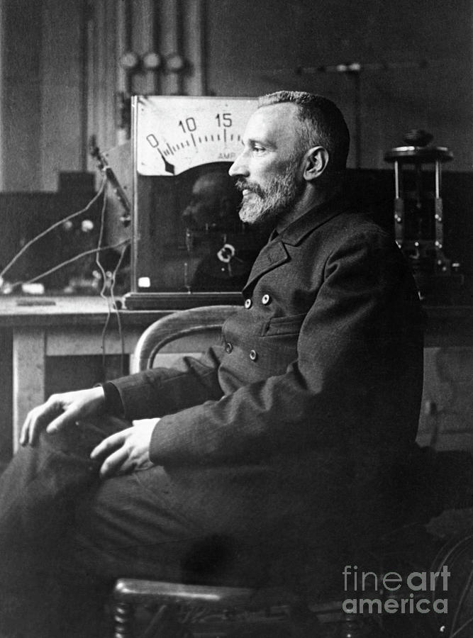 Pierre Curie Seated In Laboratory Photograph by Bettmann