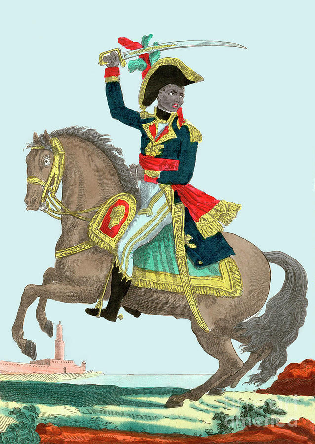 Pierre Dominique Toussaint Louverture Haitian General And Liberator Drawing by Unknown