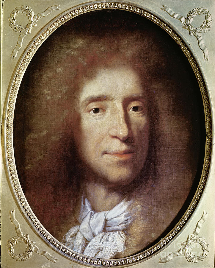 Portrait Painting - Pierre Mignard by Hyacinthe Rigaud