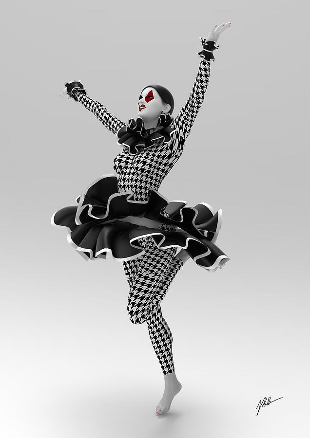 Pattern Digital Art - Pierrette of Chanel by Joaquin Abella