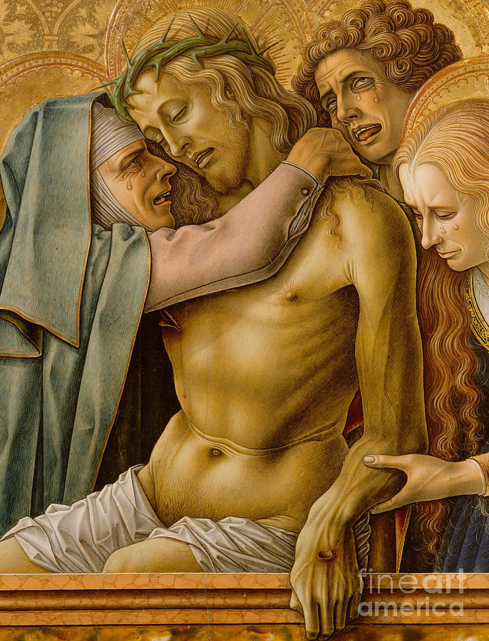 Pieta, 1476 Painting by Carlo Crivelli