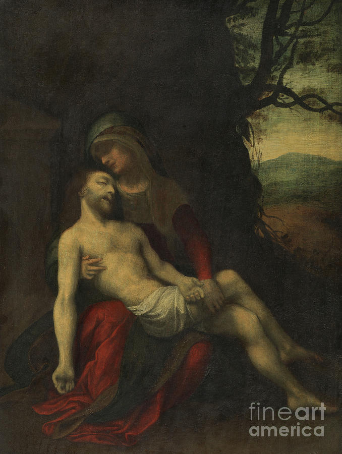 Pieta by Correggio Painting by Correggio