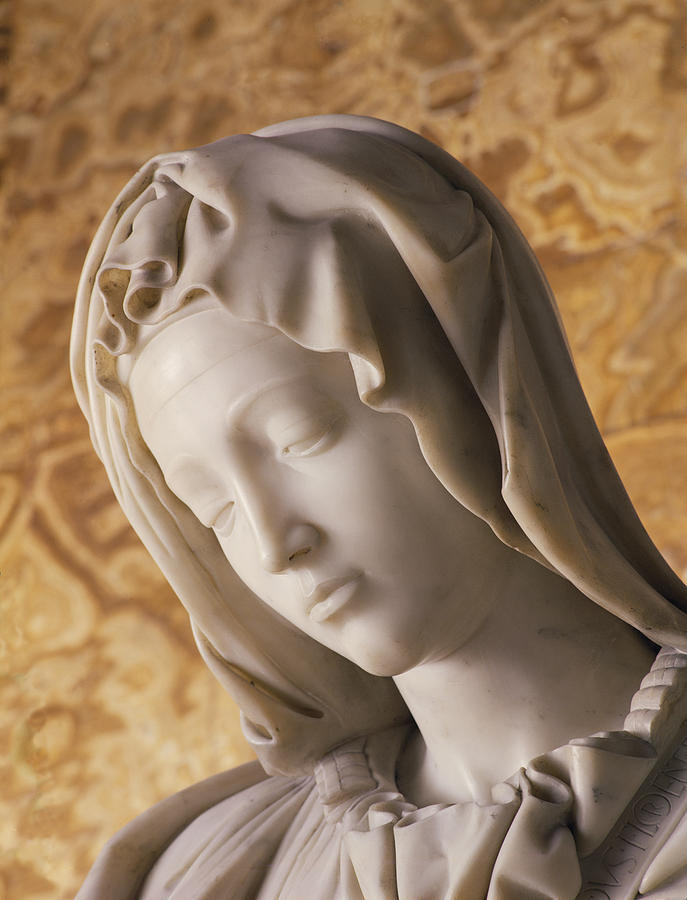Madonna Photograph - Pieta  Christian Art by Michelangelo Buonarroti