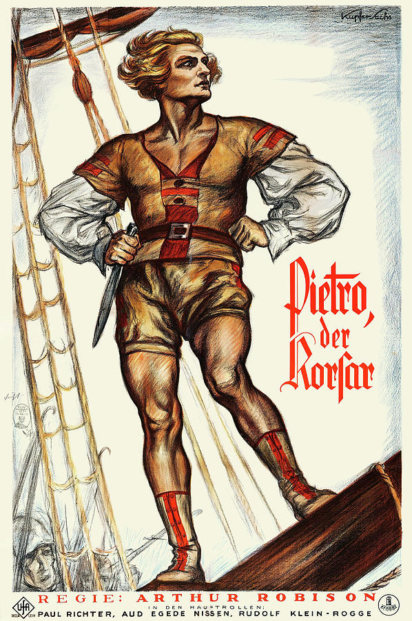 Pietro der Korsar Painting by Julius Kupfer-Sachs