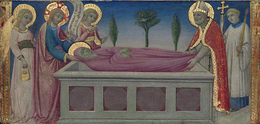 Pietro: Saint Martha Painting by Sano Di Pietro