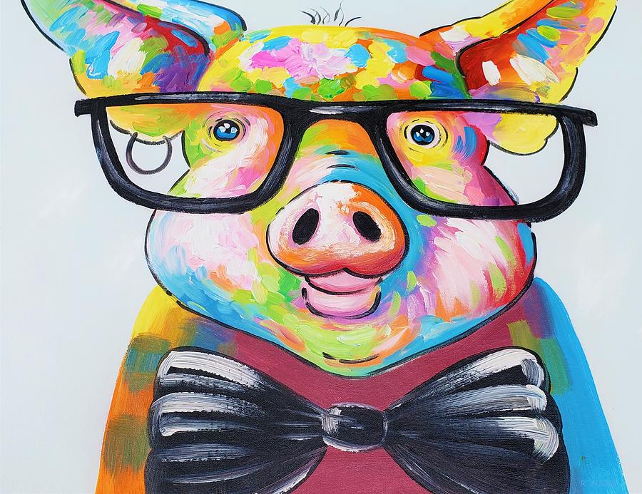 Pig Of Color Photograph by Rob Hans