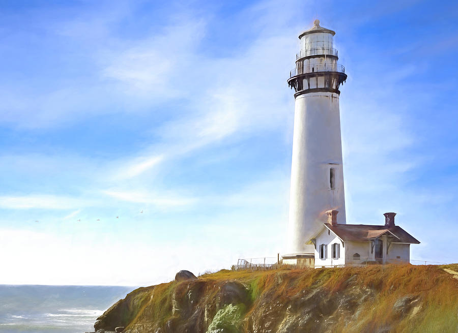 Pigeon Point Lighthouse CA Photograph by John A Rodriguez