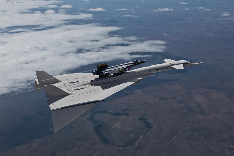 Piggyback X-15-3 Rocket Plane Digital Art by Erik Simonsen