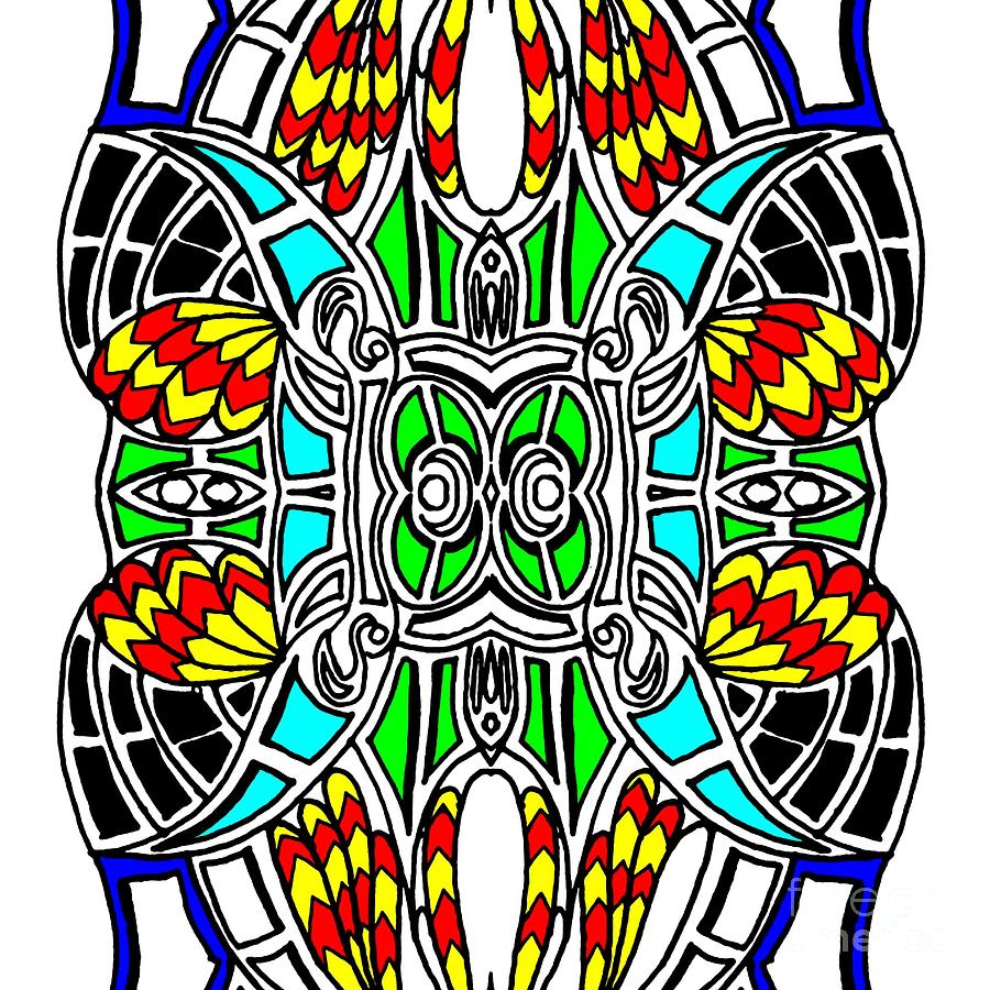 Feathers Digital Art - Pigs Might Fiy by Graham Roberts Feathers Digital Art - Pigs Might Fiy by Graham Roberts