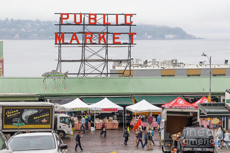 Pike Place Market Seattle Washington R1286 Photograph by Wingsdomain Art and Photography