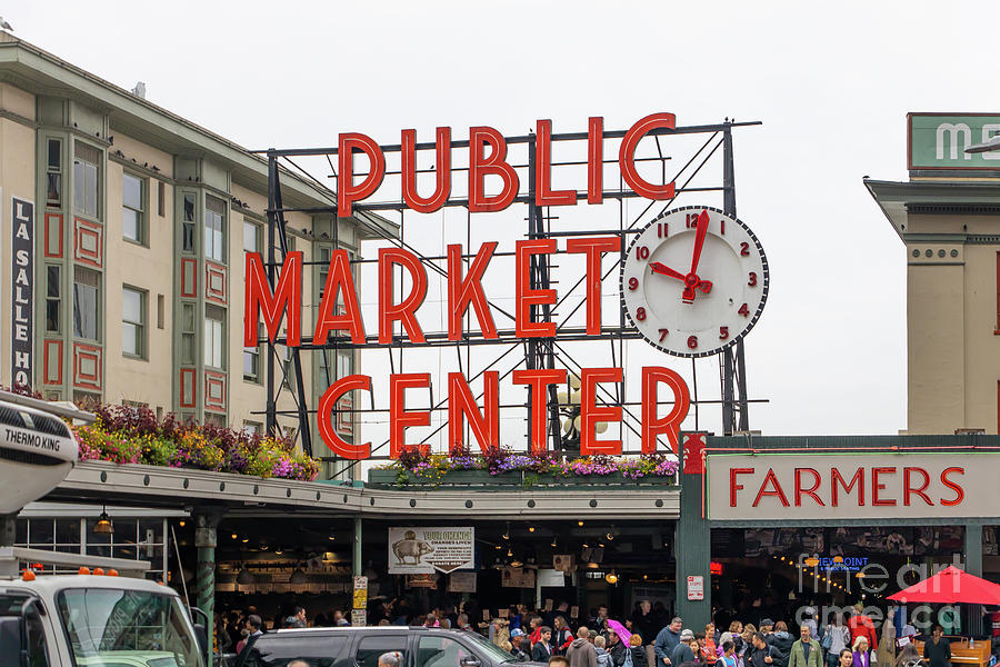 Pike Place Market Seattle Washington R1291 Photograph by Wingsdomain Art and Photography