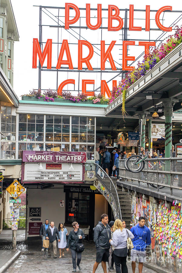 Pike Place Market Seattle Washington R1298 Photograph by Wingsdomain Art and Photography