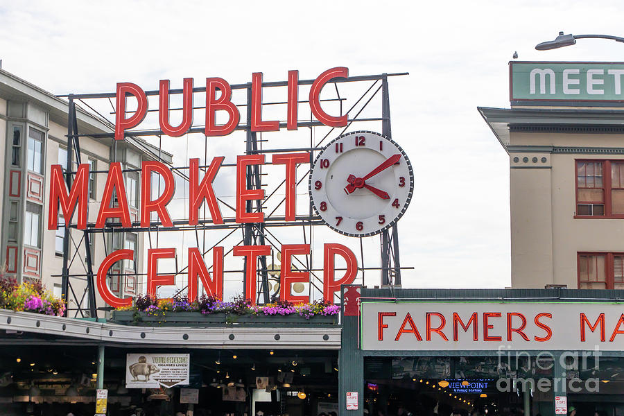Pike Place Market Seattle Washington R1507 Photograph by Wingsdomain Art and Photography