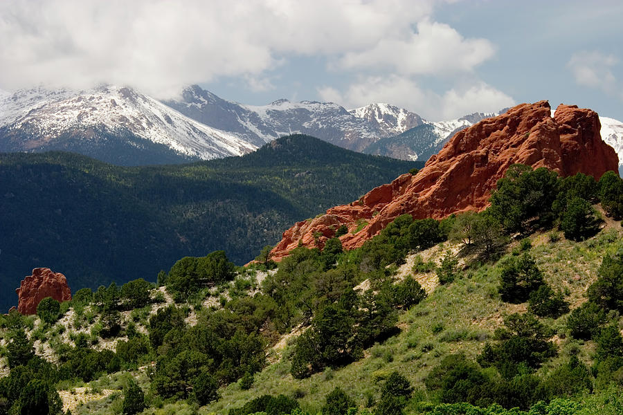Pikes Peak & Garden Of The Gods Photograph by Swkrullimaging