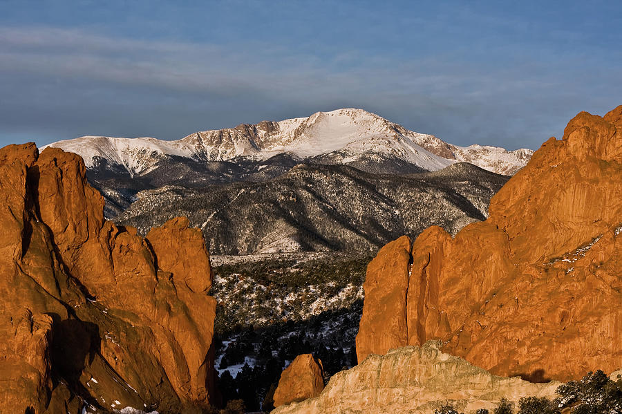 Pikes Peak At Garden Of The Gods In Photograph by Ronda Kimbrow Photography