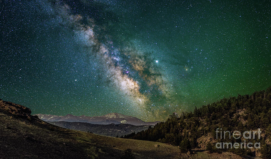 Milky Way Photograph - Pikes Peak Milky Way by Willard Sharp
