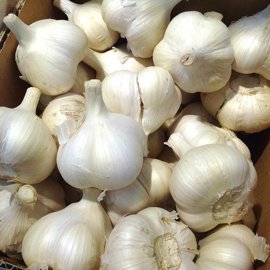 Pile Of Garlic Photograph by Digipub