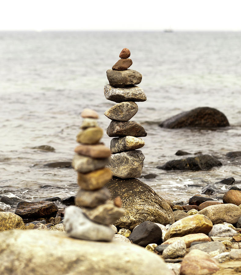 Pile Of Pebble Stones Photograph by Thomasfluegge